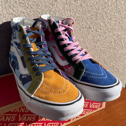 Us Vans Sneakers A Bathing Ape Sk8-Hi "Camo" "Multi