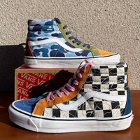 Us Vans Sneakers A Bathing Ape Sk8-Hi "Camo" "Multi