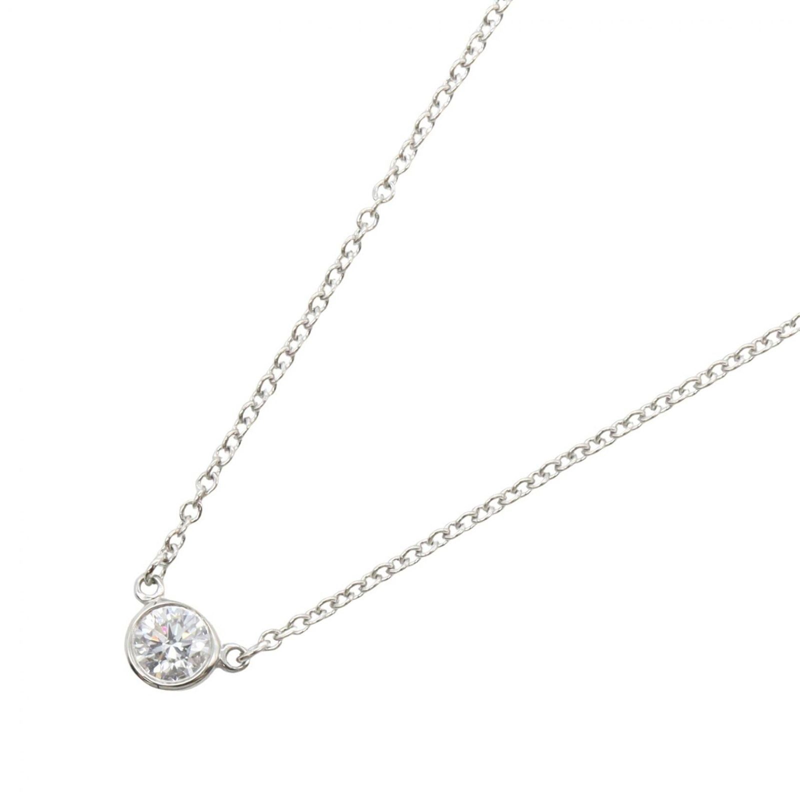 Tiffany Necklace Co Pt950 Used A