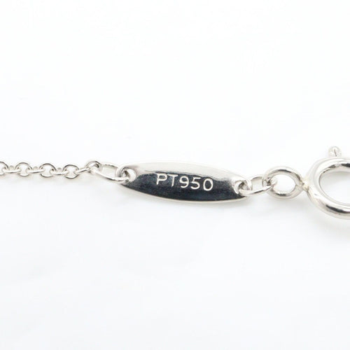 Tiffany Necklace Co Pt950 Used A