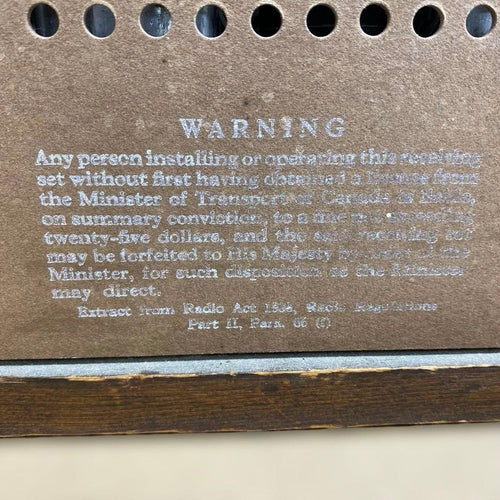 Westinghouse Radio Tuners