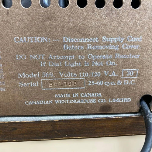Westinghouse Radio Tuners