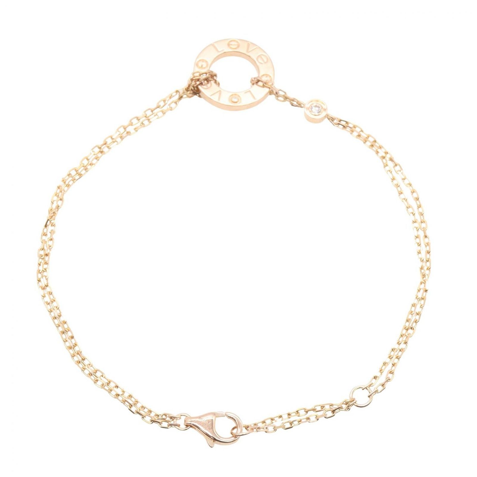 Cartier Bracelet 2Pd 16/18 K18Pg