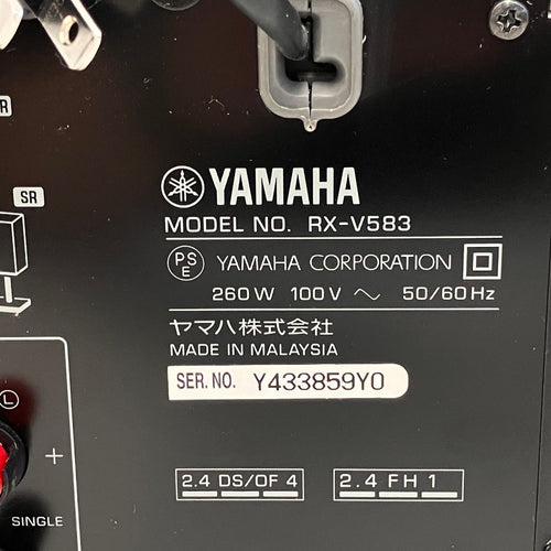 Av Amplifier Yamaha Rx-V583 Z11322589