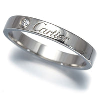 Cartier Ring C 55 Pt950 #190724