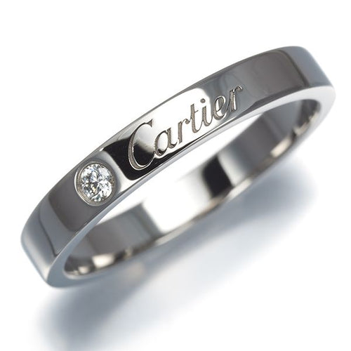 Cartier Ring C 55 Pt950 #190724