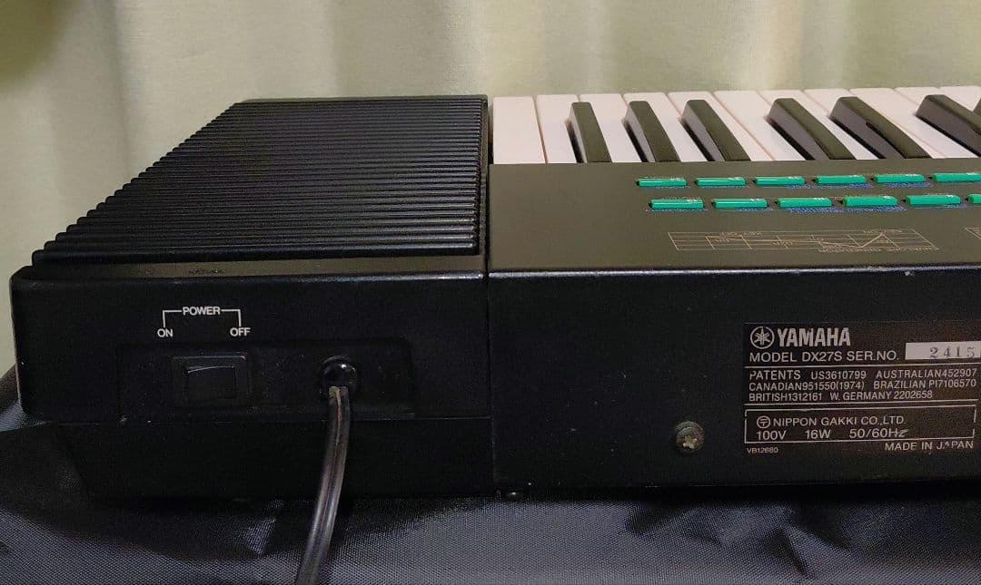 Yamaha Analog Synthesizer Dx27S 61