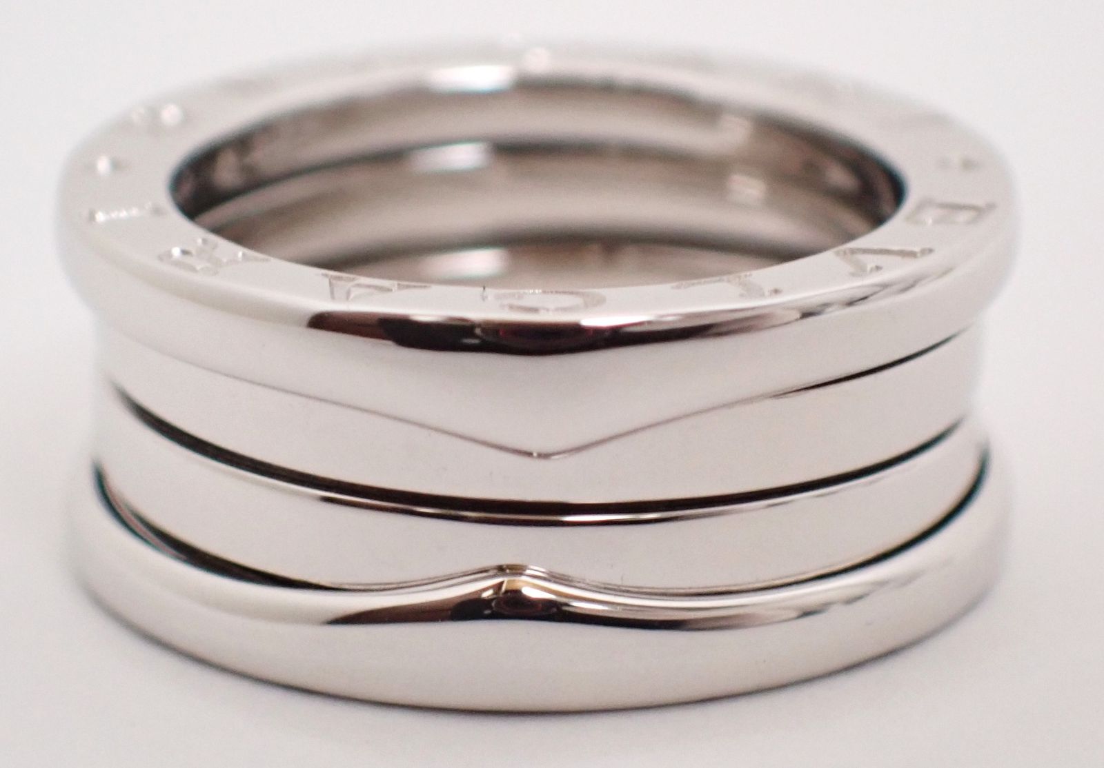 Bvlgari Ring B.Zero1 3 #48(7 K18Wg 8.1G 18