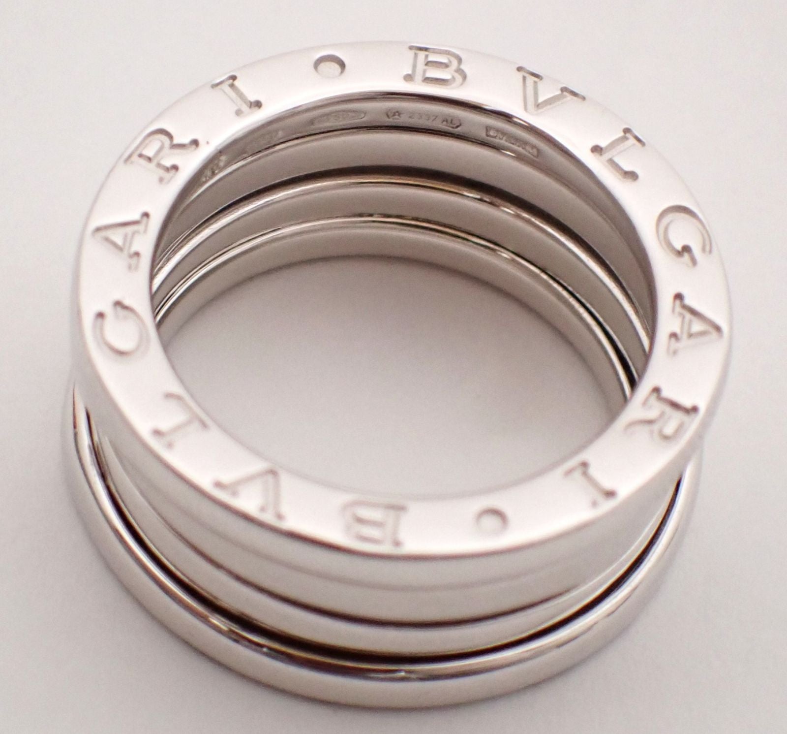 Bvlgari Ring B.Zero1 3 #48(7 K18Wg 8.1G 18