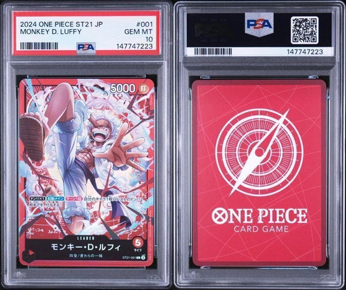 One Piece Card Game Psa10 D L St21-001