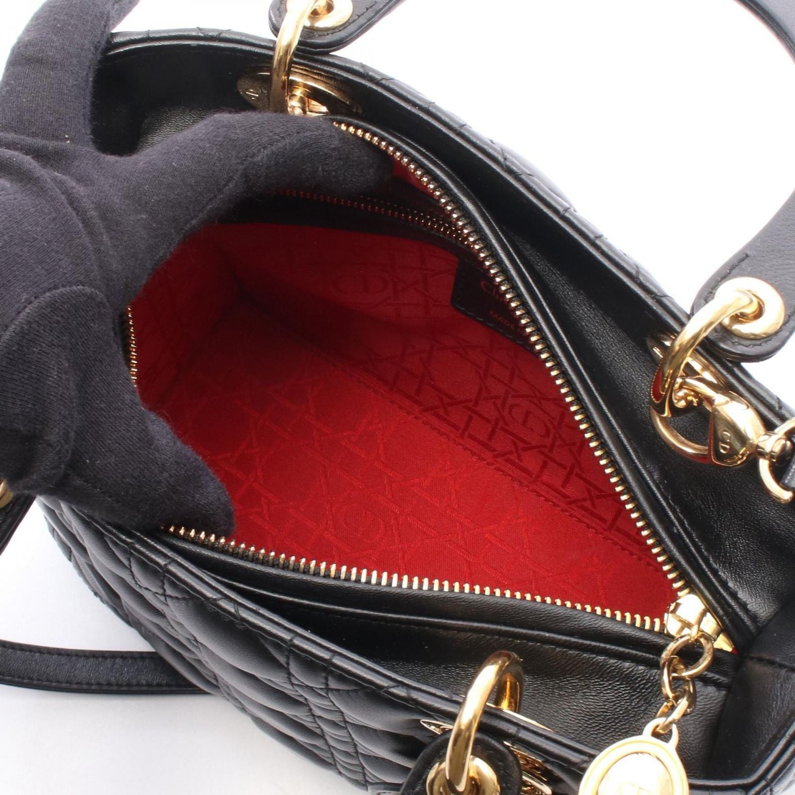 Christian Dior Handbag Lady 2Way Used A