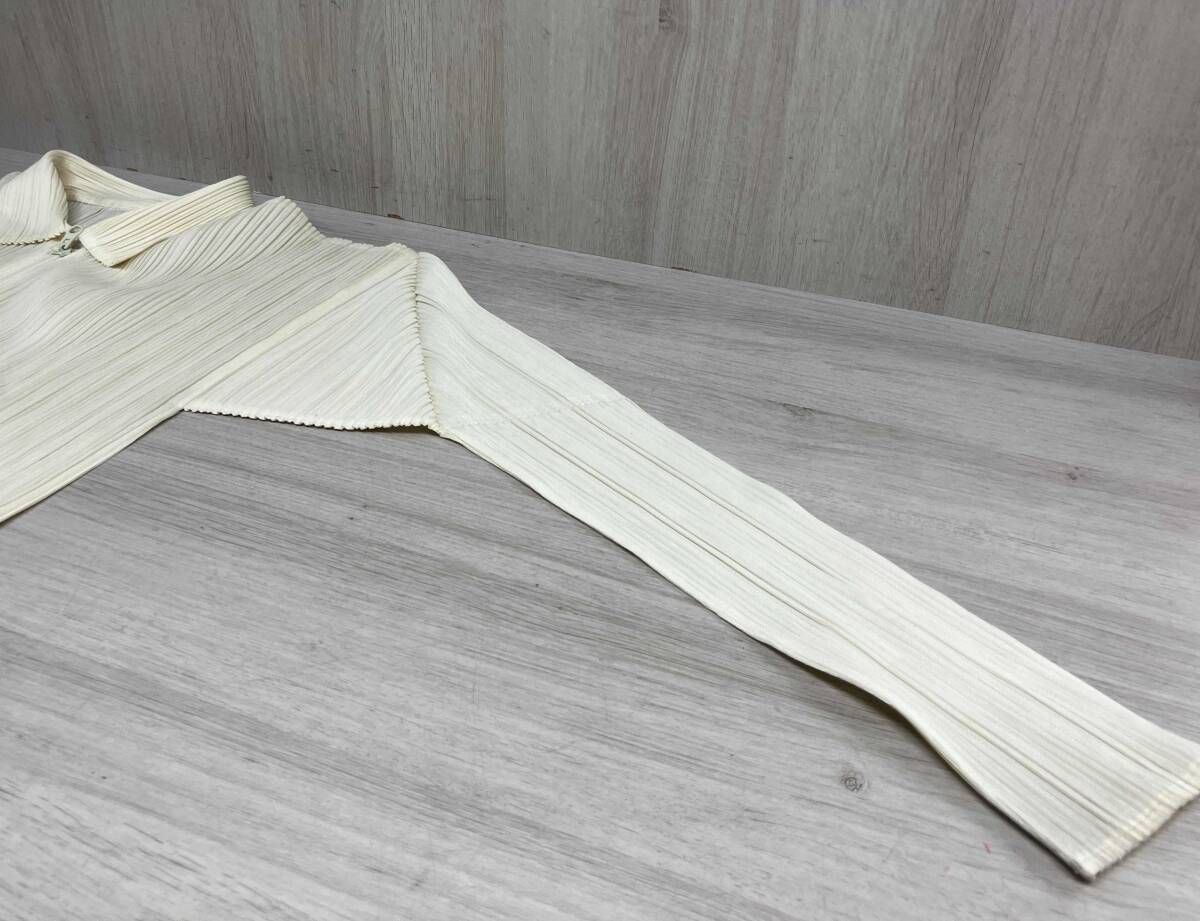 Long Sleeves, Three Quarter Sleeve Pleats Please Issey Miyake Pp71-Ja360 3