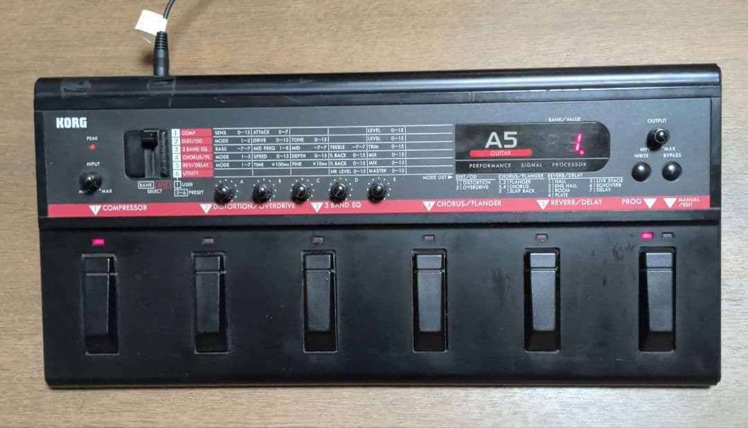 Korg Guitar Effects Units A5