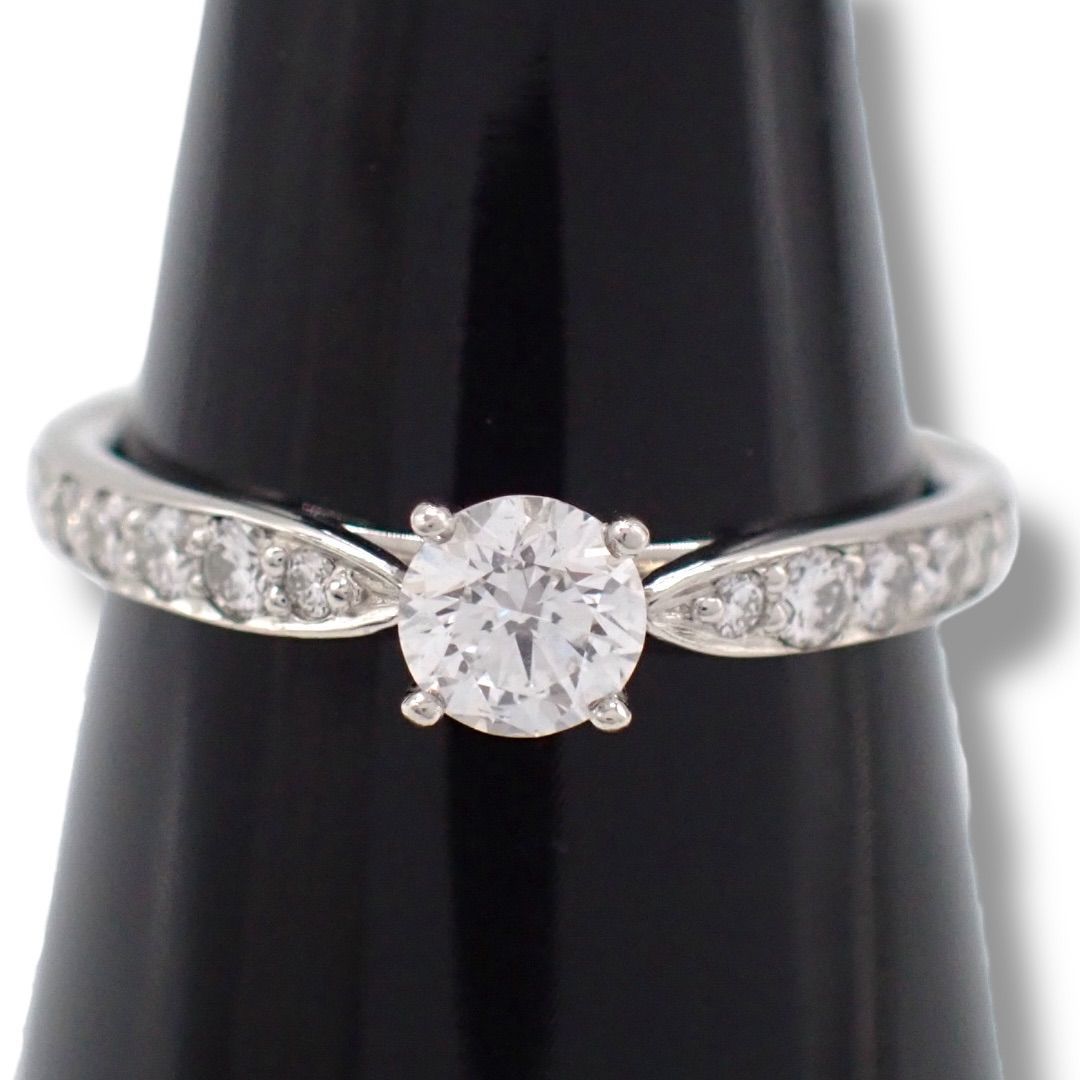 Tiffany Ring Co. 0.26Ct 7 Pt950 4403