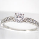 Tiffany Ring Co. 0.26Ct 7 Pt950 4403