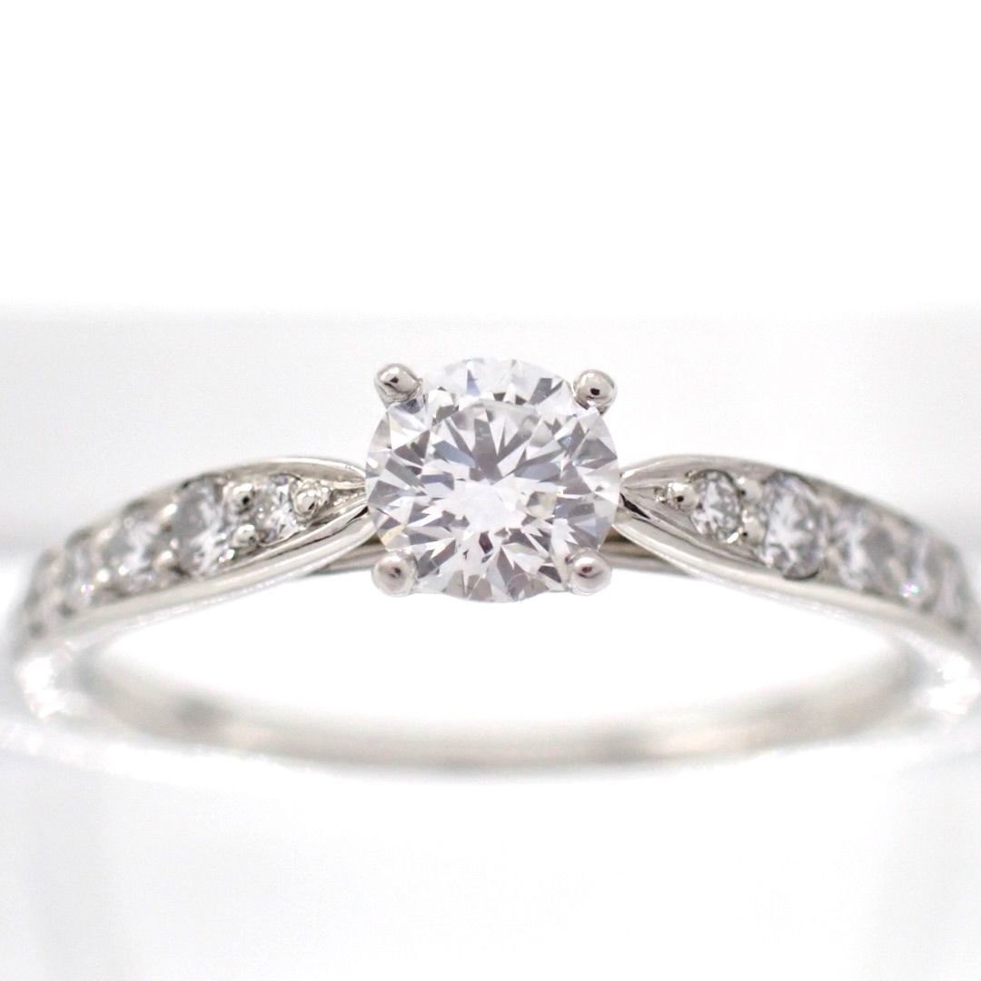 Tiffany Ring Co. 0.26Ct 7 Pt950 4403
