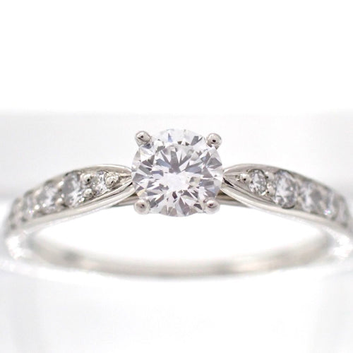 Tiffany Ring Co. 0.26Ct 7 Pt950 4403