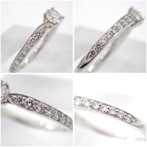 Tiffany Ring Co. 0.26Ct 7 Pt950 4403