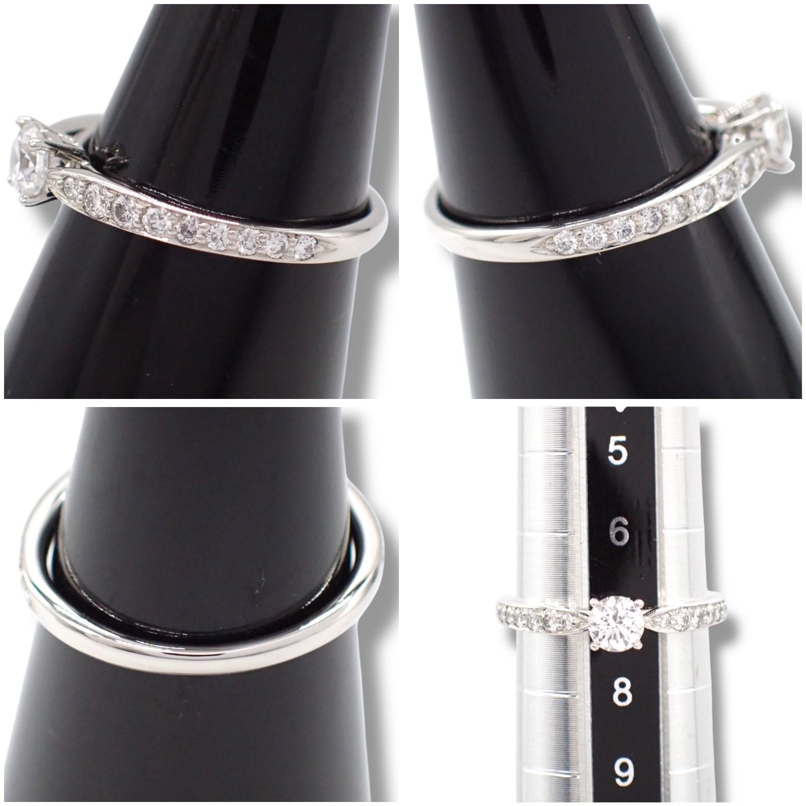 Tiffany Ring Co. 0.26Ct 7 Pt950 4403