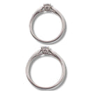 Tiffany Ring Co. 0.26Ct 7 Pt950 4403