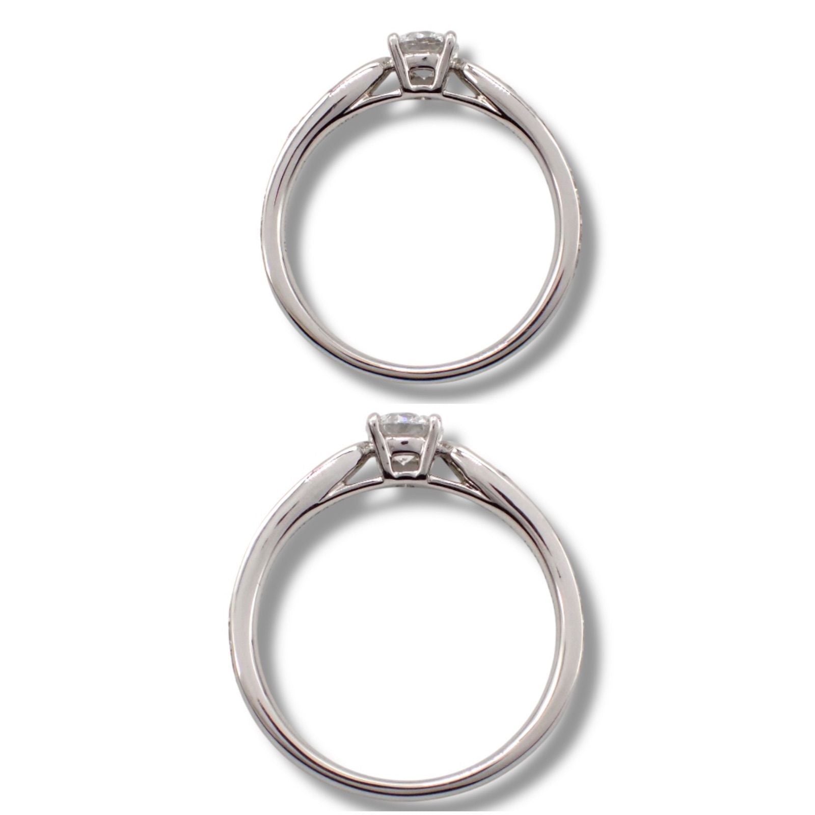 Tiffany Ring Co. 0.26Ct 7 Pt950 4403