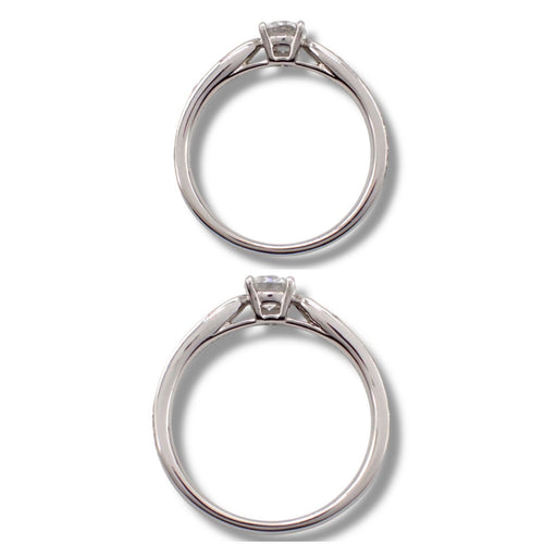 Tiffany Ring Co. 0.26Ct 7 Pt950 4403