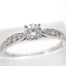 Tiffany Ring Co. 0.26Ct 7 Pt950 4403