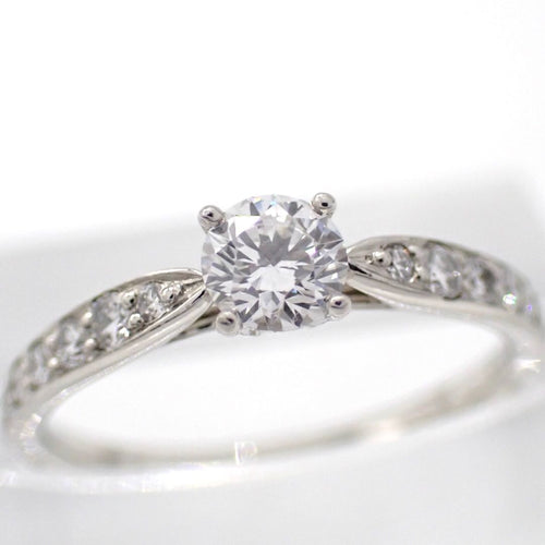 Tiffany Ring Co. 0.26Ct 7 Pt950 4403
