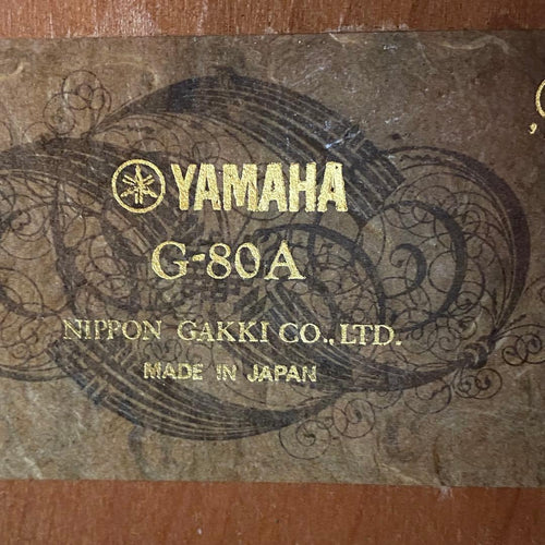 Yamaha Classical Guitars G-80A D790