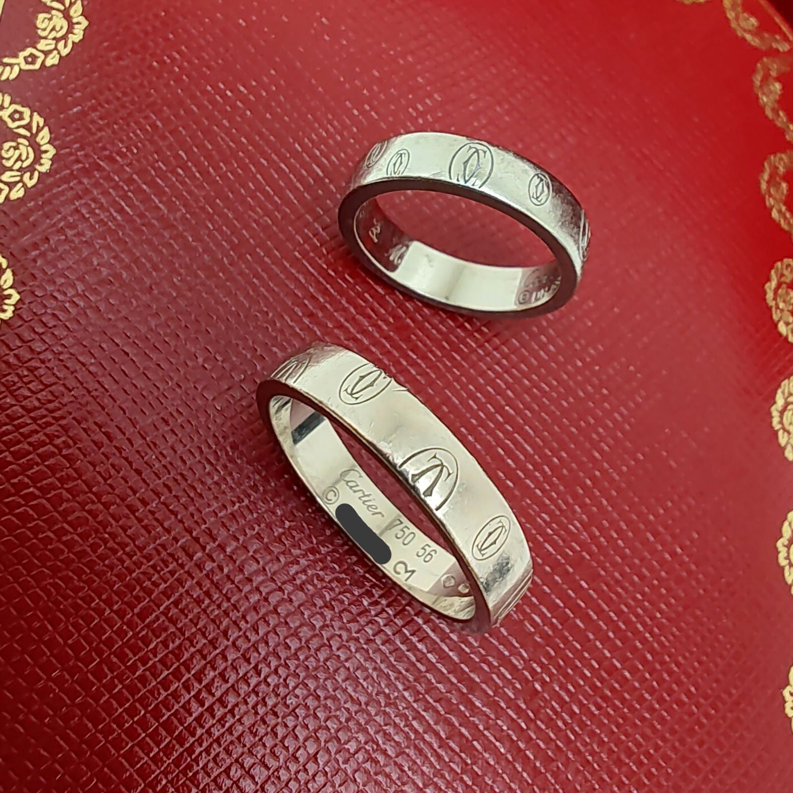 Cartier Ring 2 Au750Wg K18