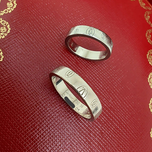 Cartier Ring 2 Au750Wg K18