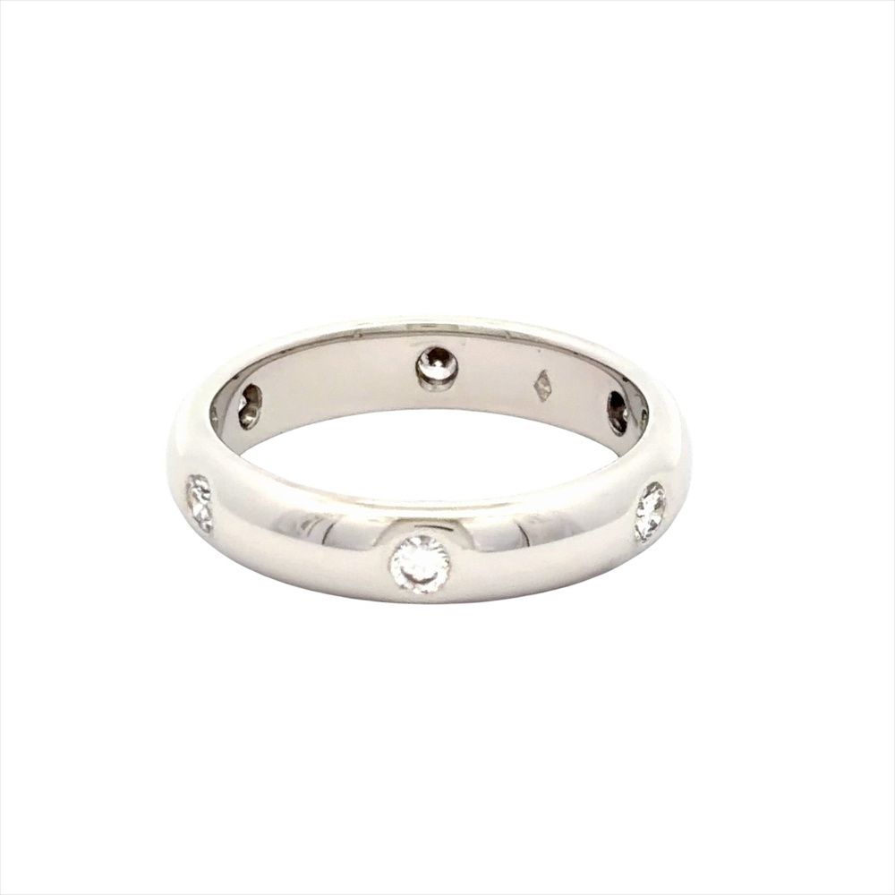 Cartier Ring #50 K18Wg 4.9G