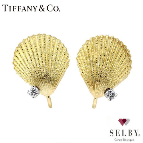 Tiffany Earring K18/Pt950