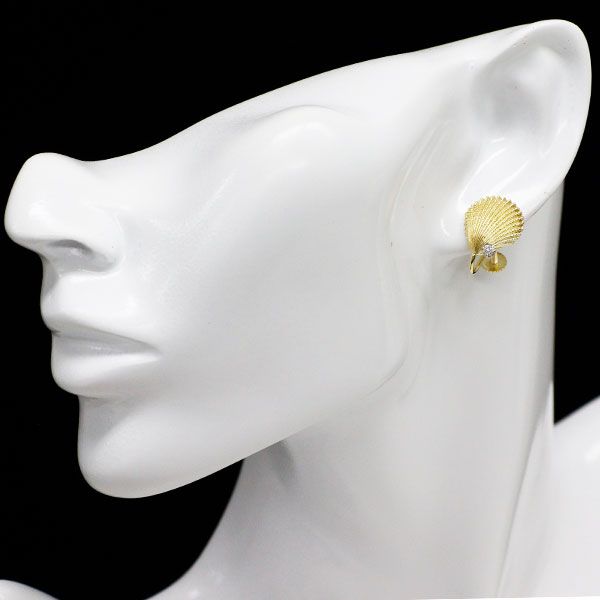 Tiffany Earring K18/Pt950