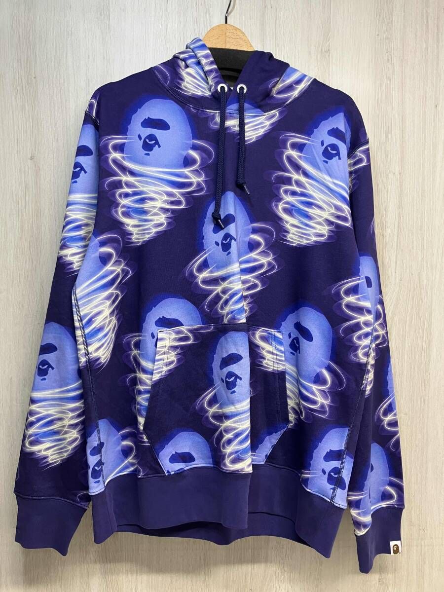 Trainer Sweatshirts A Bathing Ape Bape Storm Pullover Hoodie Xl