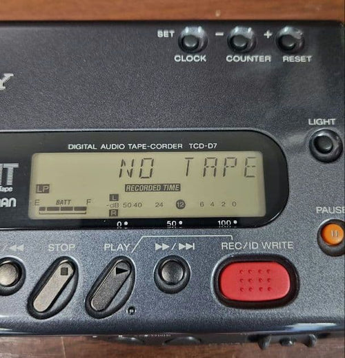 Sony Cassette Player Dat Tcd-D7