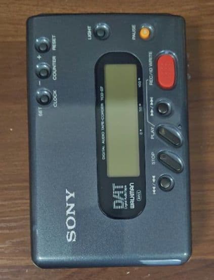 Sony Cassette Player Dat Tcd-D7