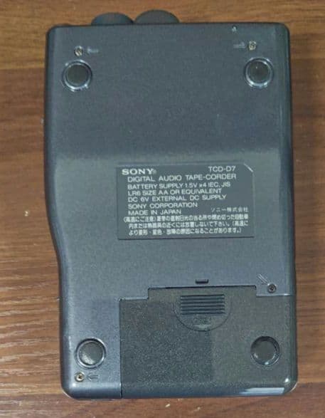 Sony Cassette Player Dat Tcd-D7
