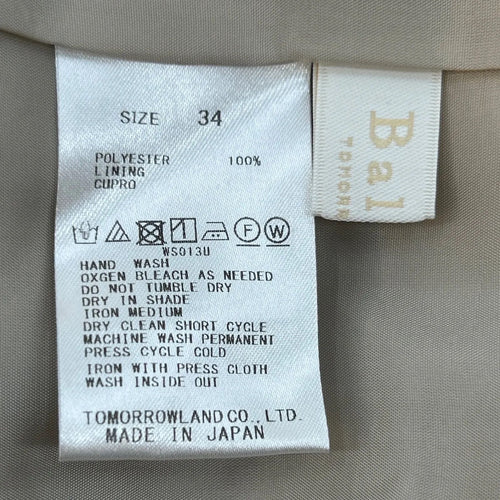 Ballsey Wide Pants/Easy Pants Tomorrowland 34 18 No.2229