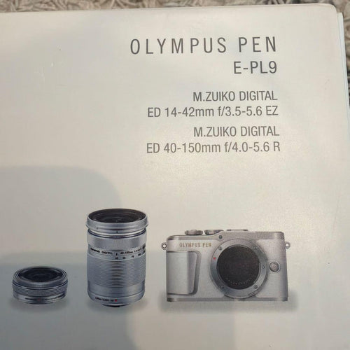 Olympus Mirrorless Interchangeable Lips Pen E-Pl9