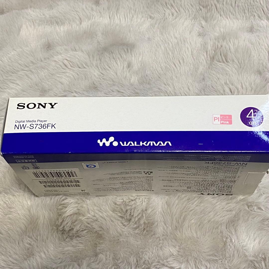 Sony Digital Audio Players Nw-S736Fk 4Gb Pi