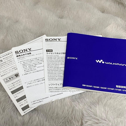 Sony Digital Audio Players Nw-S736Fk 4Gb Pi