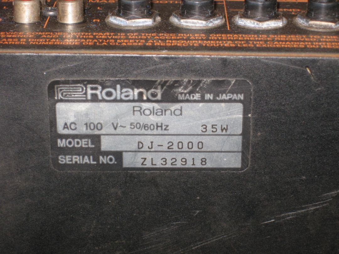 Dj Mixer Roland Dj-2000 Professional