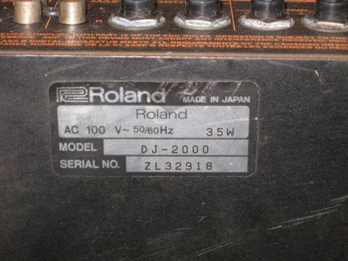 Dj Mixer Roland Dj-2000 Professional