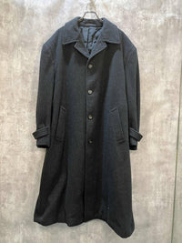 Others 80S Archive Comme Des Garcons Homme Plus Wool Soutien Collar Coat Black