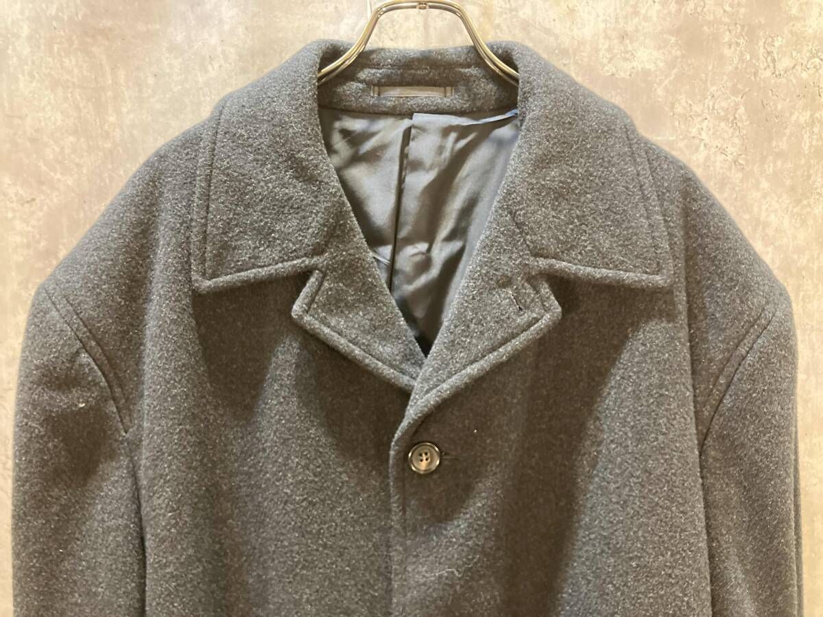 Others 80S Archive Comme Des Garcons Homme Plus Wool Soutien Collar Coat Black