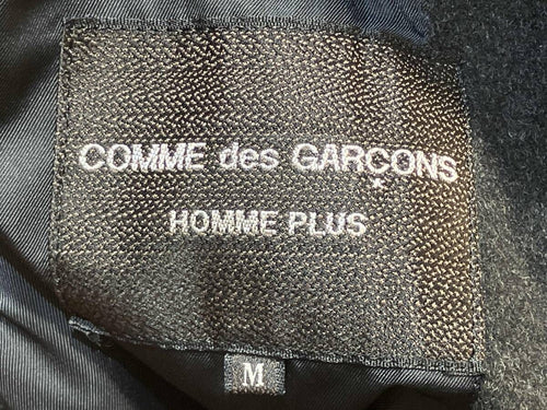 Others 80S Archive Comme Des Garcons Homme Plus Wool Soutien Collar Coat Black