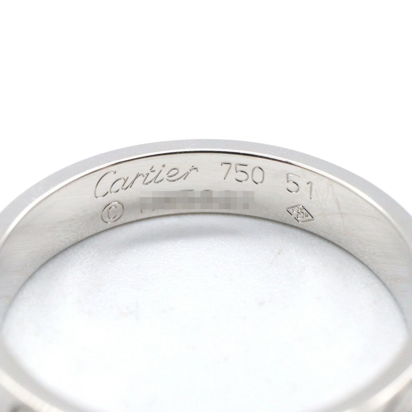 Cartier Ring K18Wg Used A