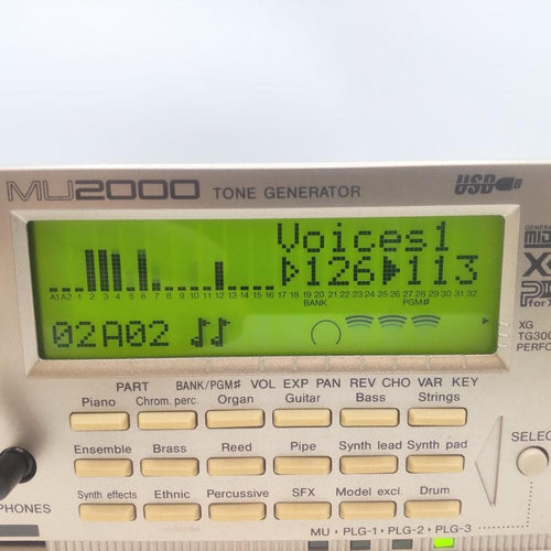 Yamaha Hardware Instruments Mu2000 Xg Dtm