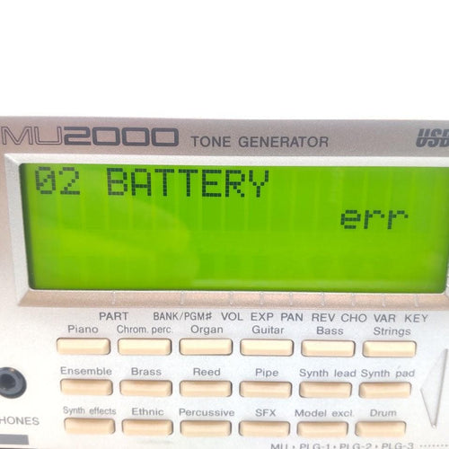 Yamaha Hardware Instruments Mu2000 Xg Dtm